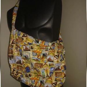 Handmade Shoulder Bag Travel Destination Design